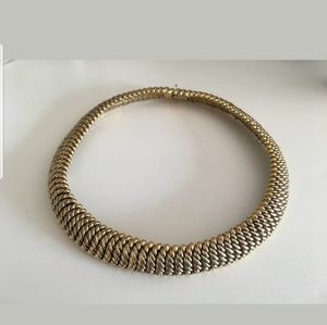 Vintage Siner signed collar choker